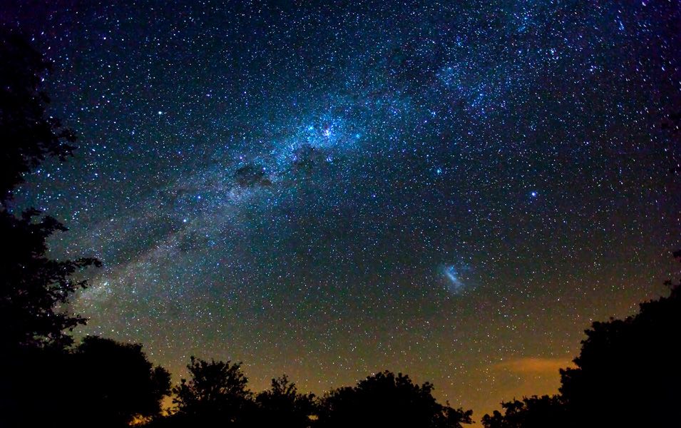 Watching the starry sky